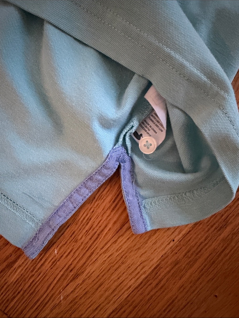 Southern Marsh Turquoise aqua Blue Men's Polo with Chest Pocket size large golf - Picture 6 of 6